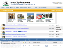 Tablet Screenshot of new.iowacityrent.com